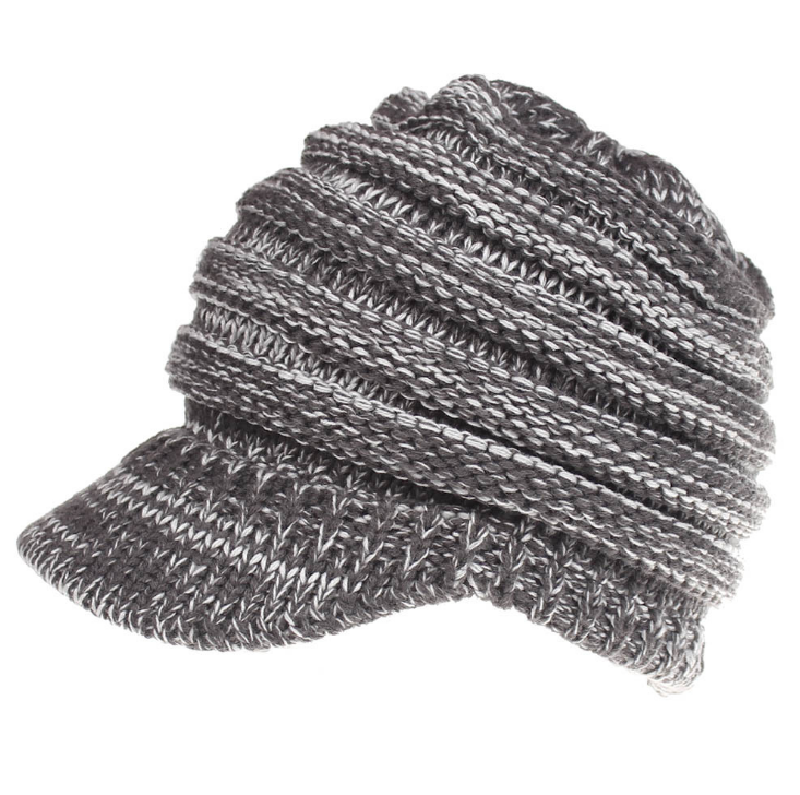 Cozy Knit Ponytail Beanies for Women: Autumn-Winter Warmth