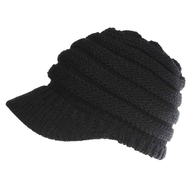 Cozy Knit Ponytail Beanies for Women: Autumn-Winter Warmth