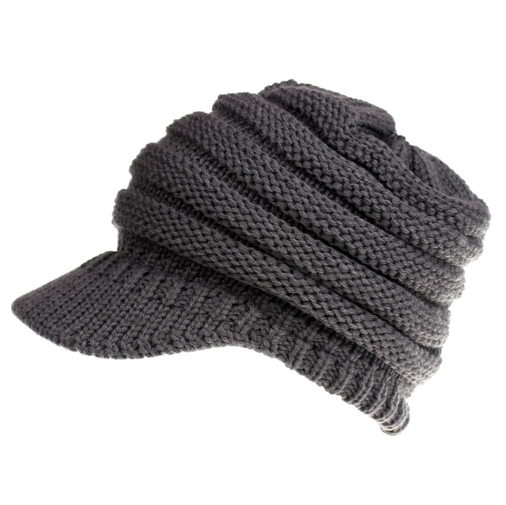 Cozy Knit Ponytail Beanies for Women: Autumn-Winter Warmth