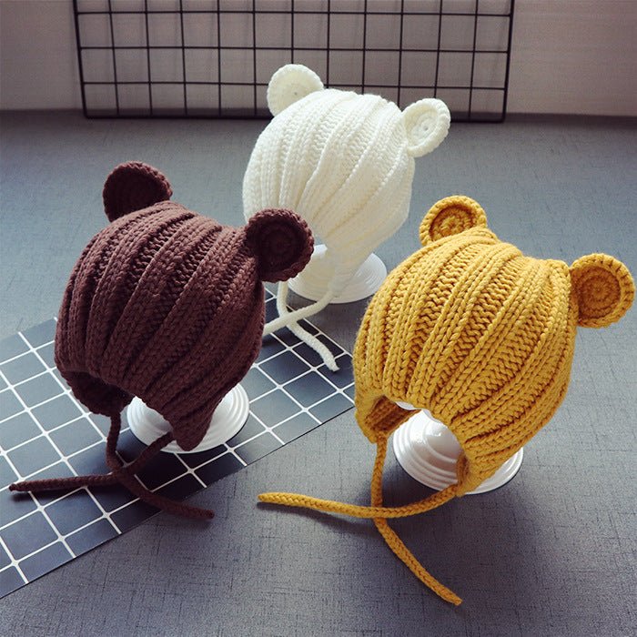 Baby Children's Ear Protection Wool Kids Hat - Urban Caps