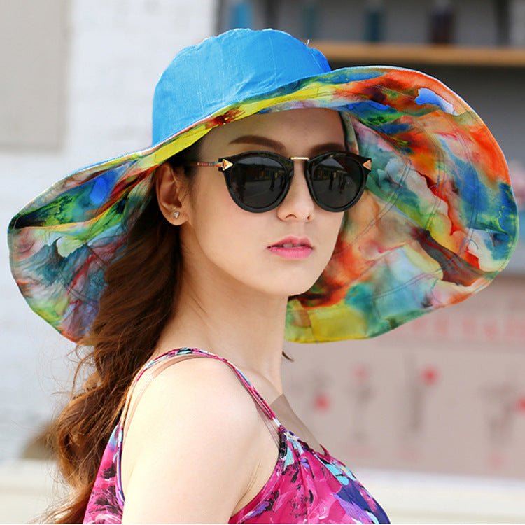 Beach Sun Hat Summer Foldable Bucket Hat - Urban Caps