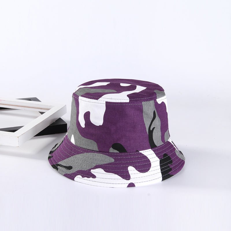 Camouflage Print Sunshade Bucket Hat - Urban Caps