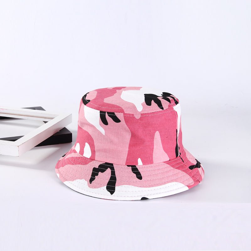 Camouflage Print Sunshade Bucket Hat - Urban Caps