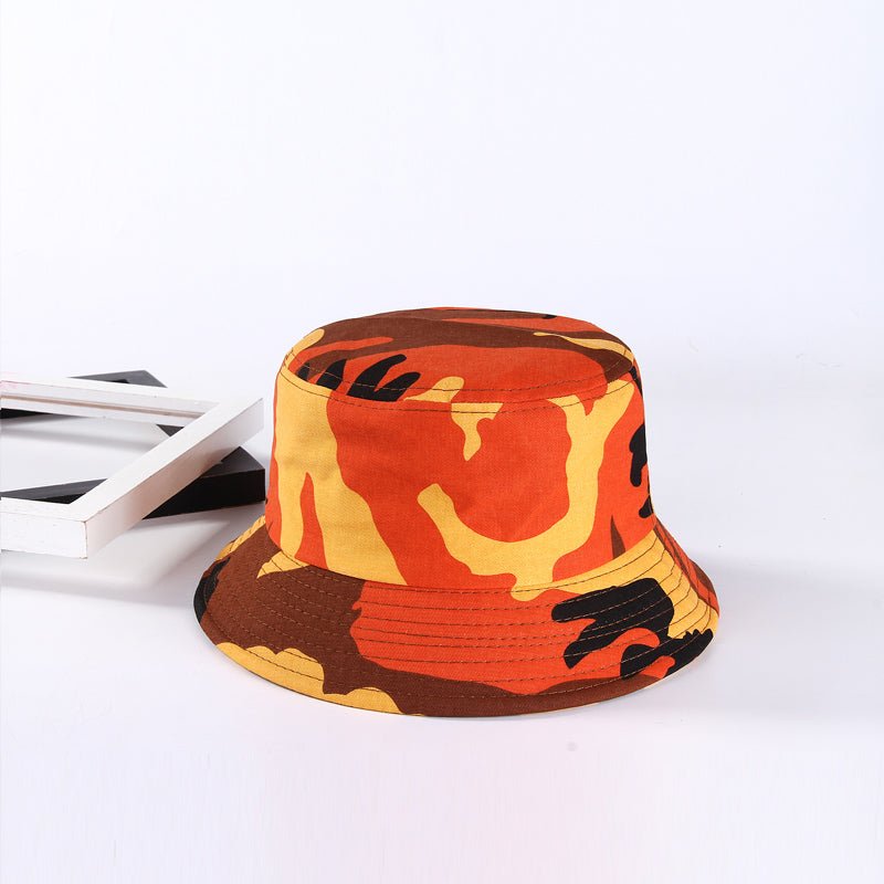 Camouflage Print Sunshade Bucket Hat - Urban Caps