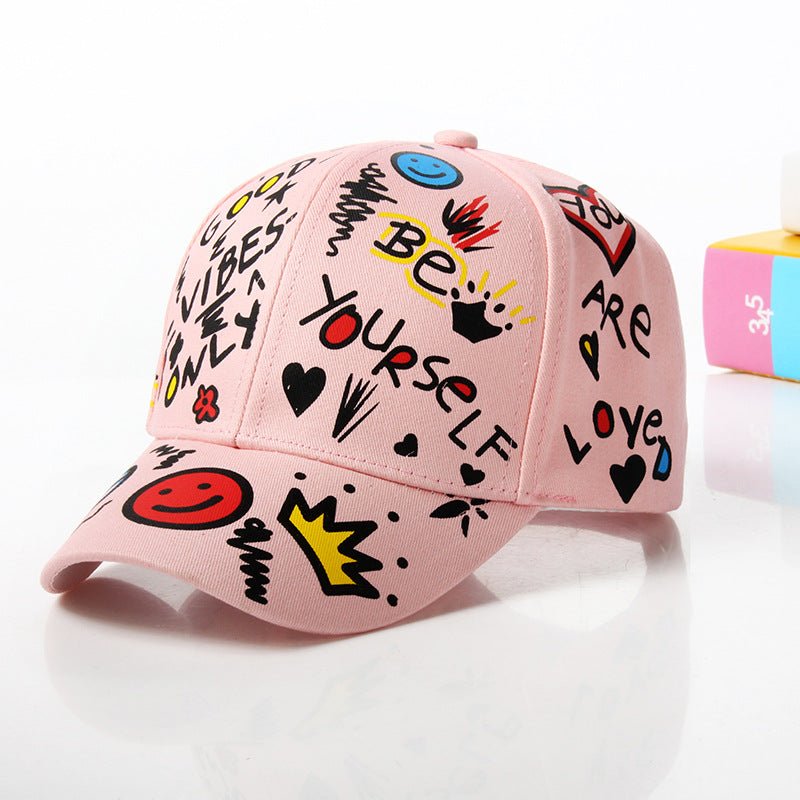 Casual Graffiti Baseball Cap Kids Cap - Urban Caps