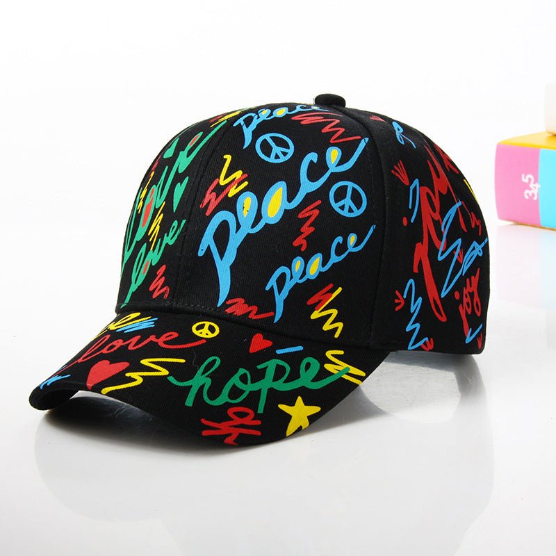 Casual Graffiti Baseball Cap Kids Cap - Urban Caps