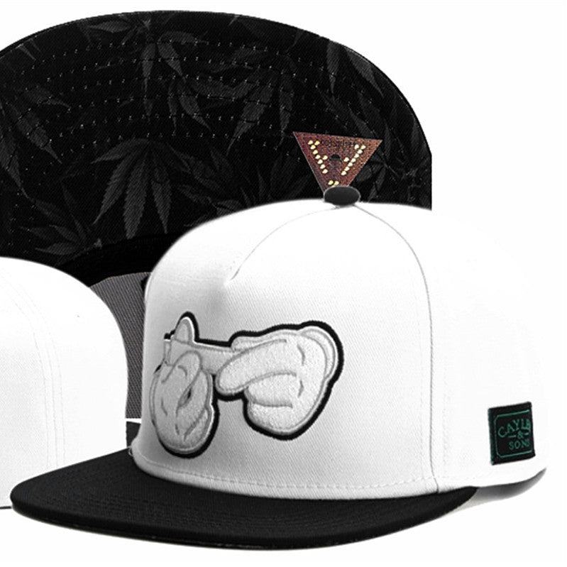 Cigarette Gesture Embroidery(American Style) Baseball Cap - Urban Caps