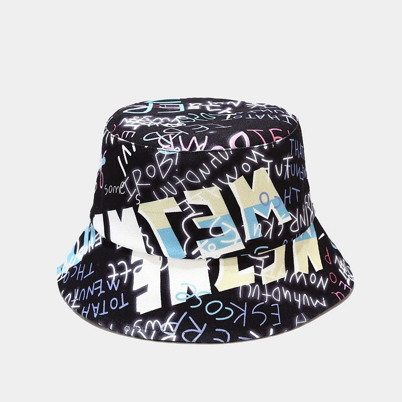 Creative Graffiti Alphabet Fisherman Hat - Urban Caps