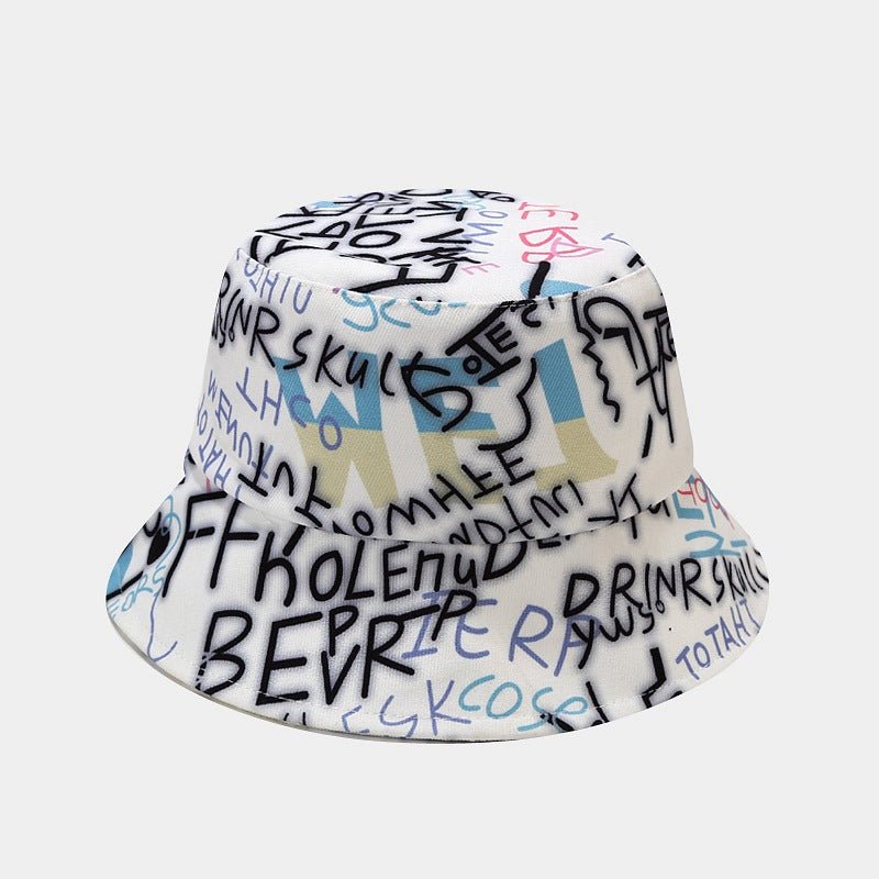 Creative Graffiti Alphabet Fisherman Hat - Urban Caps