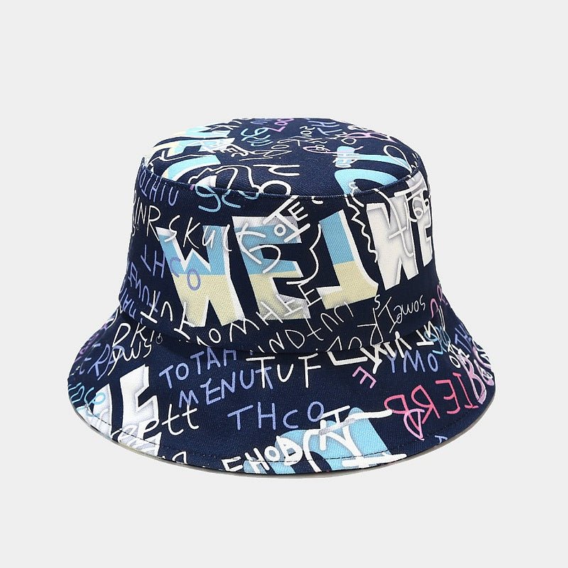 Creative Graffiti Alphabet Fisherman Hat - Urban Caps