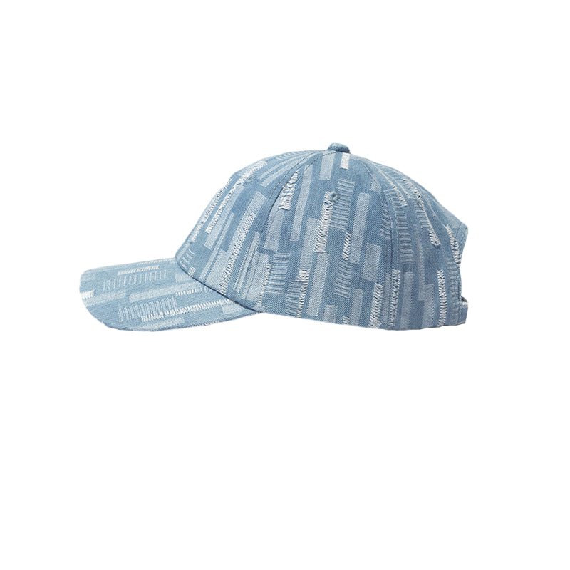 Denim Damaged Hat Outdoor Snapback Cap - Urban Caps