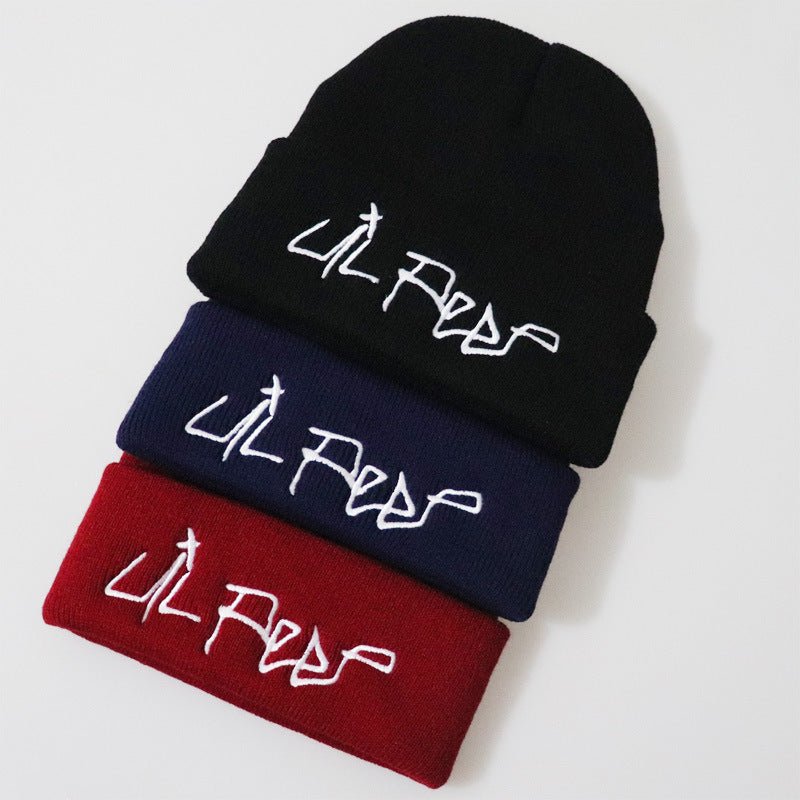 Embroidered Knit Hat Beanies - Urban Caps