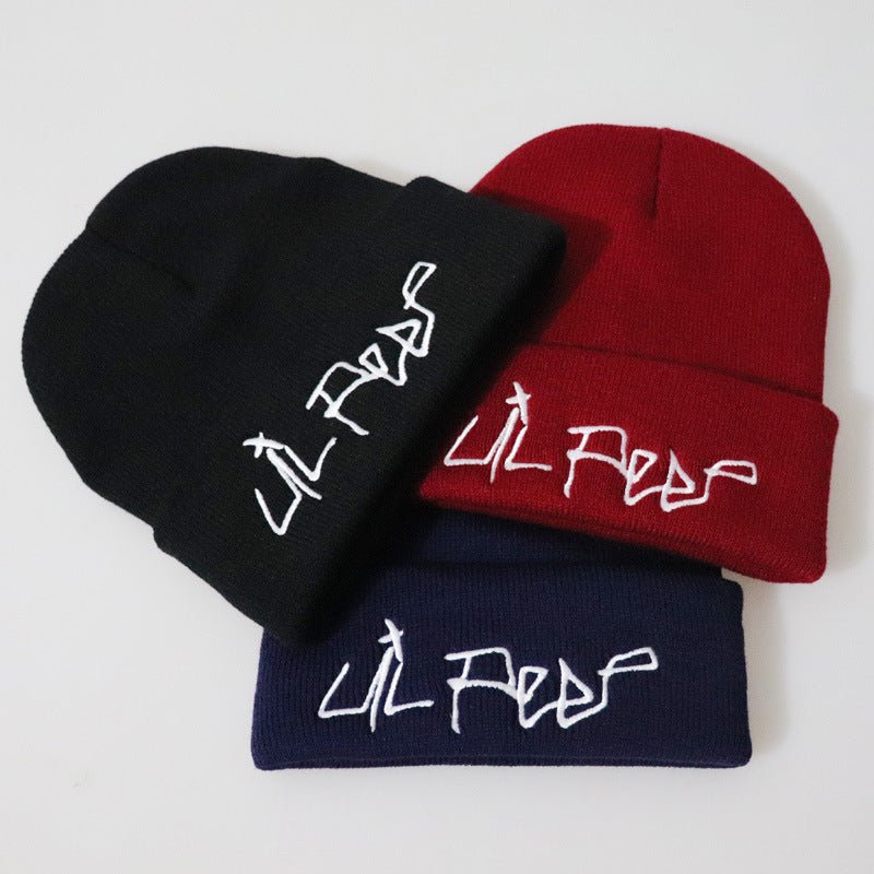 Embroidered Knit Hat Beanies - Urban Caps