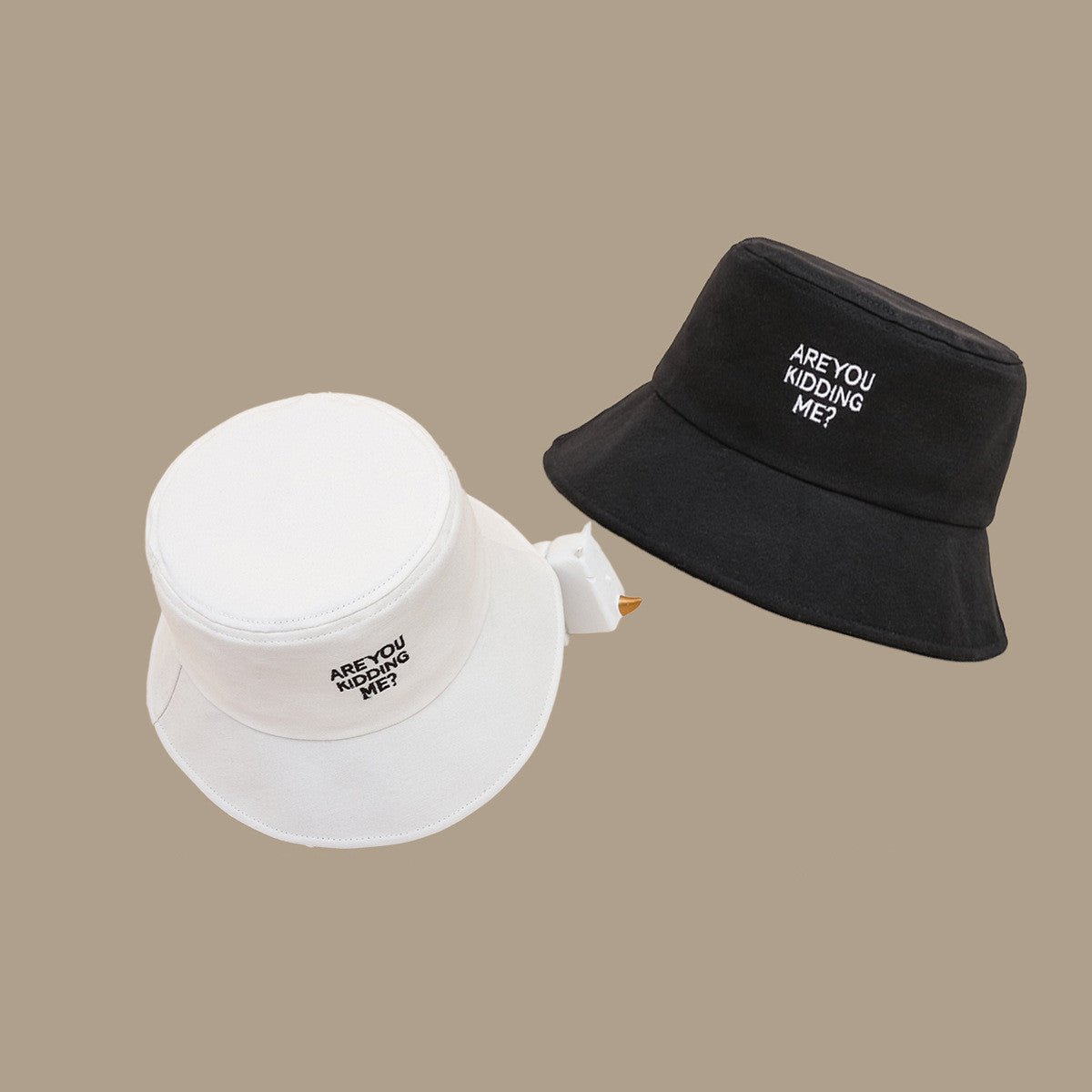 Fashion Casual Embroidered Letter Bowler Hat - Urban Caps