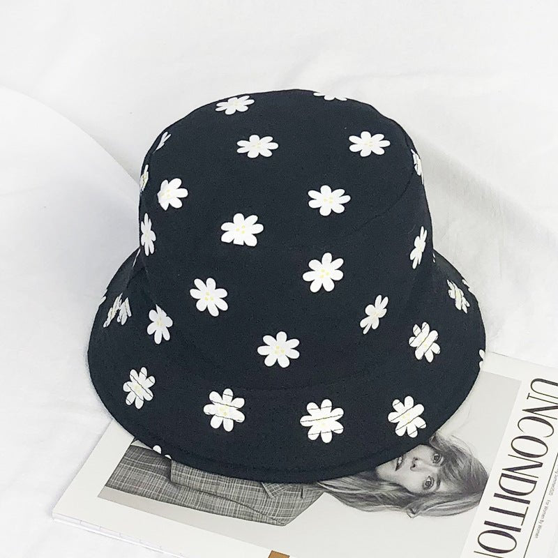 Flower Short-Edged Bowler Hat - Urban Caps