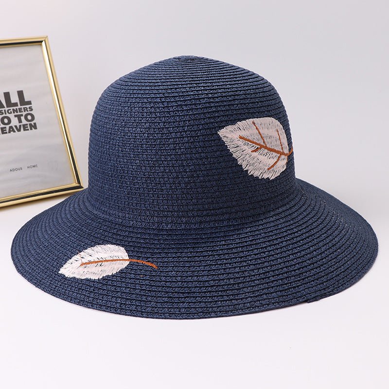 Foldable Hand Knitted Straw Hat - Urban Caps