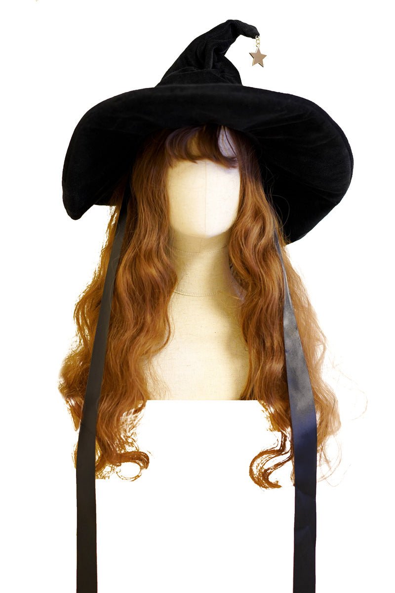 Freely Shaped Suede Witch Hat - Urban Caps