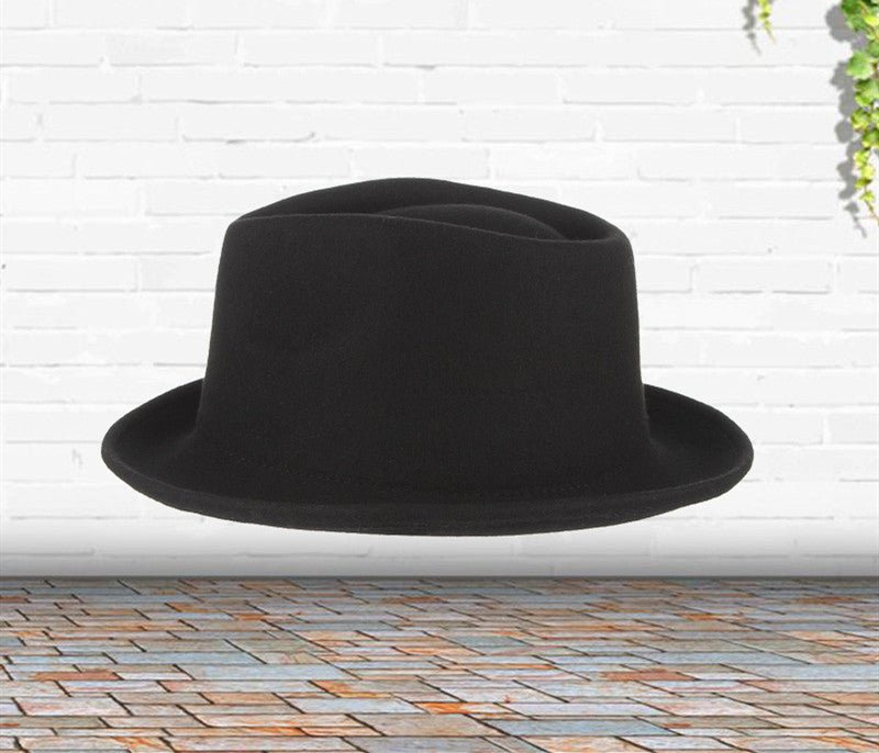 High-Grade Wool Curled Jazz Fedoras Hat - Urban Caps