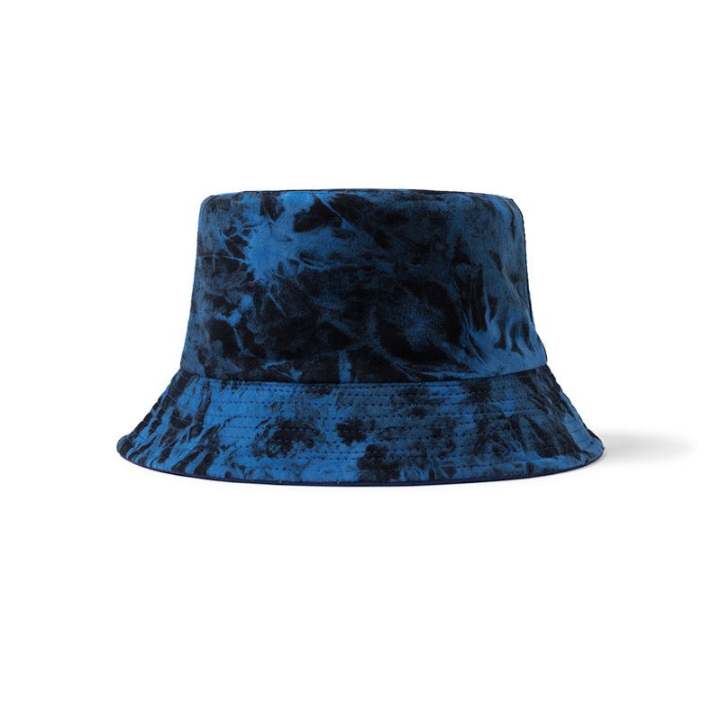 Irregular Tie-dye Potted Hat Men's Fisherman Hat Double-sided Wearable Hat Fedoras Hat - Urban Caps