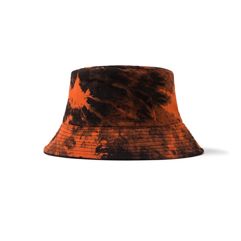 Irregular Tie-dye Potted Hat Men's Fisherman Hat Double-sided Wearable Hat Fedoras Hat - Urban Caps