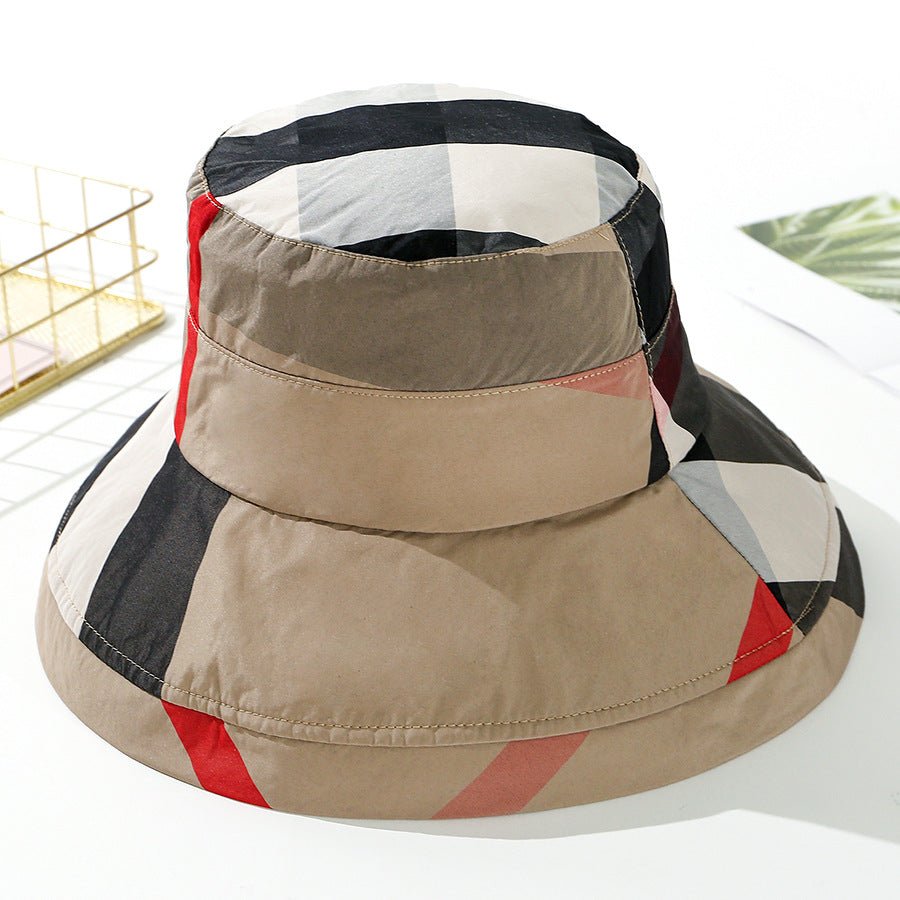 Large Eaves Sun Shade Simple And Fashionable Foldable Bowler Hat - Urban Caps