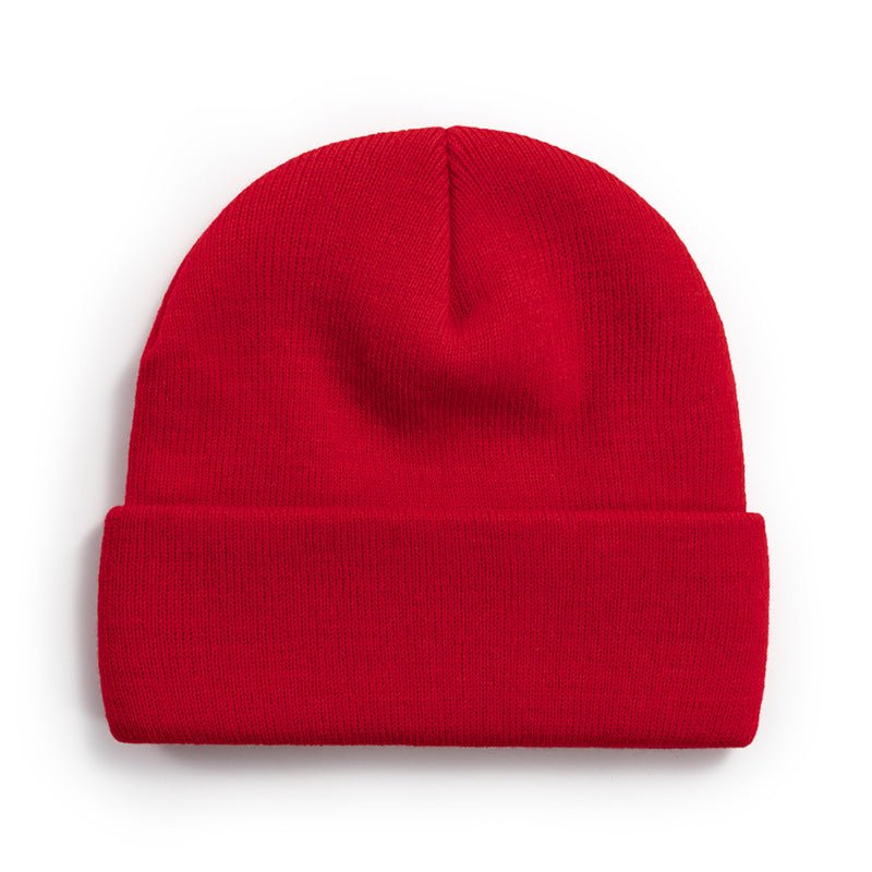 Light Board Knitted Hat Solid Color Beanies - Urban Caps