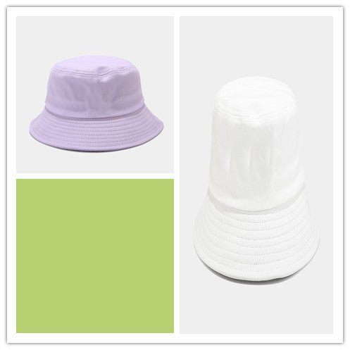 Macaron Satin Board Fisherman Hat Bowler Hat - Urban Caps