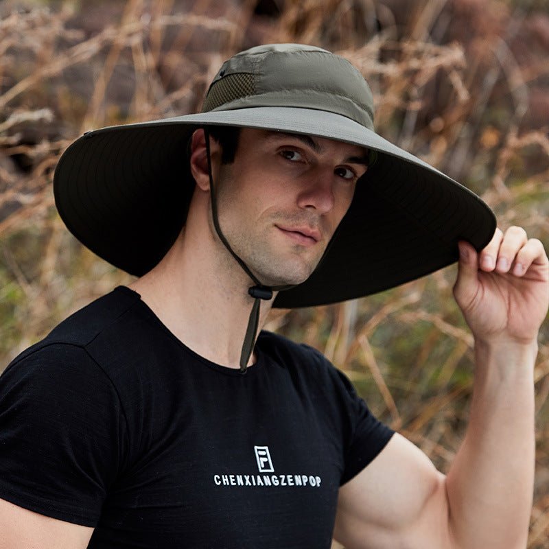 Men's Big Brim Bucket Hat - Urban Caps