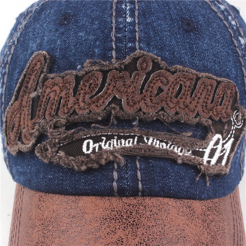 Men's Casual Embroidery Cowboy Baseball Cap - Urban Caps