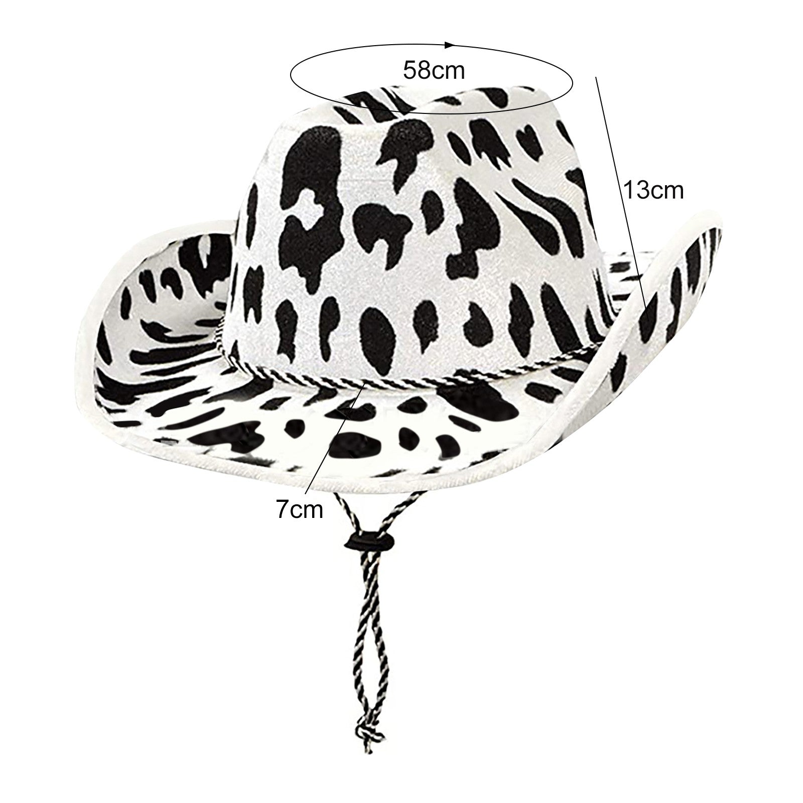 Milk Print Cowboy Hat - Urban Caps