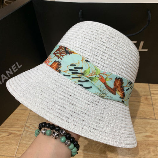 New Mermaid Ribbon Sunscreen Sunshade Bucket Hat - Urban Caps