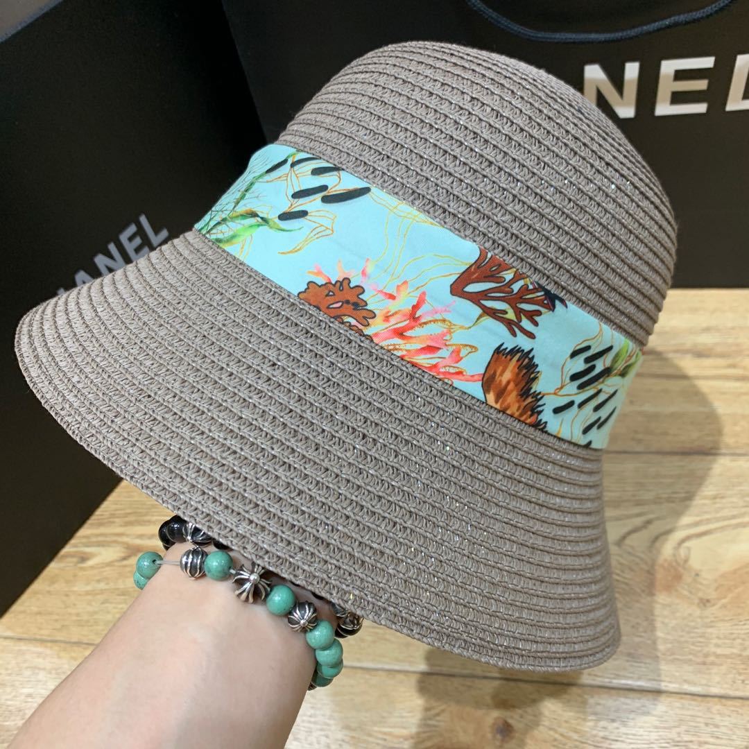 New Mermaid Ribbon Sunscreen Sunshade Bucket Hat - Urban Caps