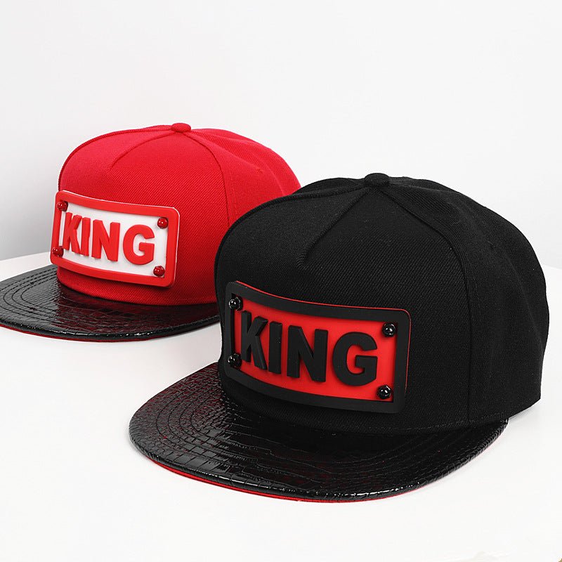 New Rubber Label KING Letters Baseball Cap - Urban Caps