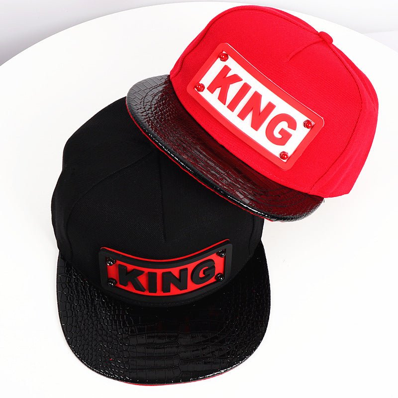 New Rubber Label KING Letters Baseball Cap - Urban Caps
