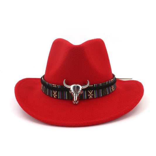 New Woolen Western Cowboy Hat - Urban Caps