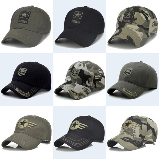 Outdoor camouflage embroidered sunshade baseball cap - Urban Caps