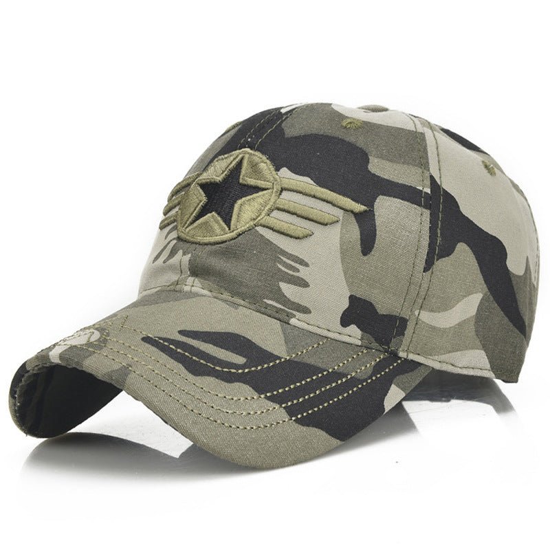 Outdoor camouflage embroidered sunshade baseball cap - Urban Caps