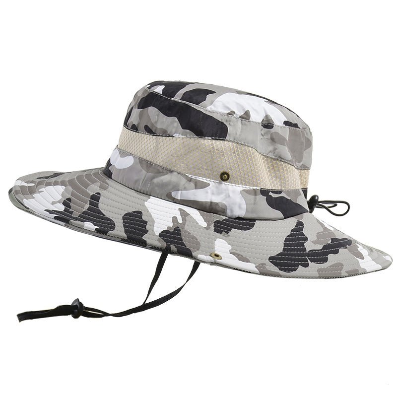 Outdoor Fisherman Hat Casual Jungle Round Brim Fedoras Hat - Urban Caps