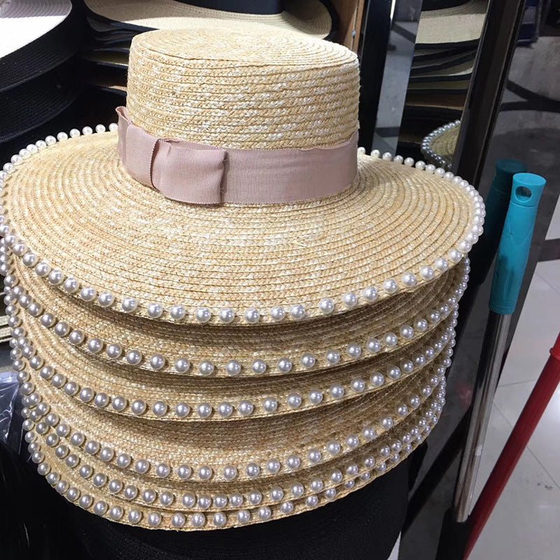 Pearl Straw Hat - Urban Caps