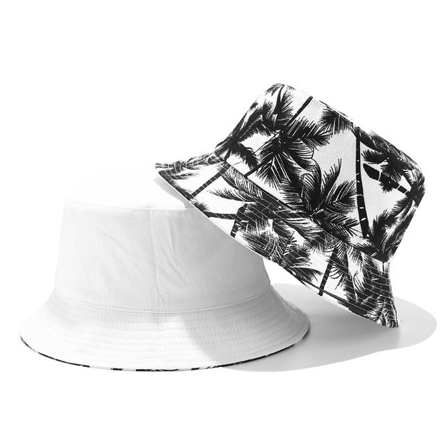 Printed Double-sided Bucket Hat - Urban Caps