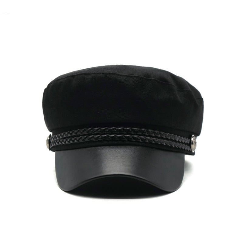 Retro Borderless Sports Flat Top Beret Flat Cap - Urban Caps