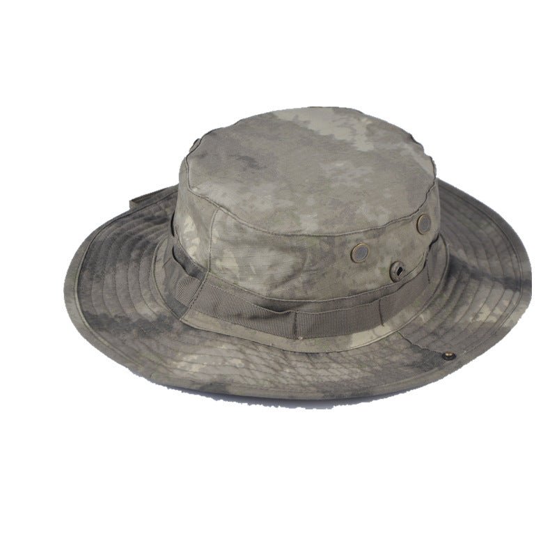 Round Hat Outdoor Leisure Camouflage Fedoras Hat - Urban Caps