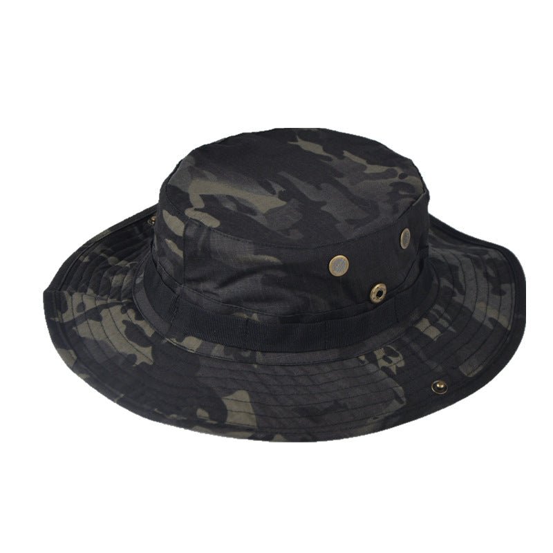 Round Hat Outdoor Leisure Camouflage Fedoras Hat - Urban Caps