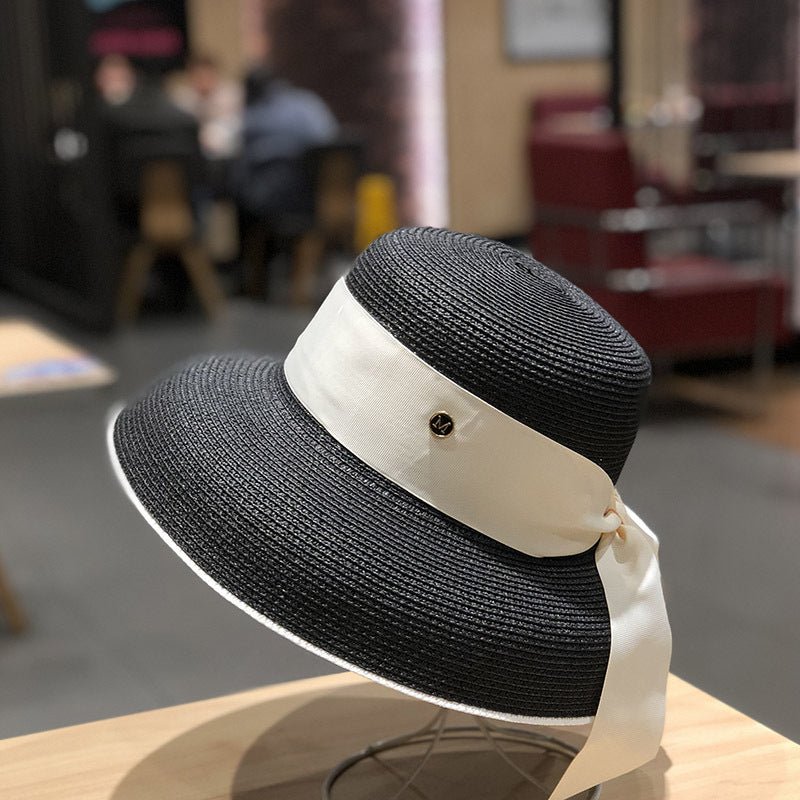 Straw Hat Female Summer Big Eaves Travel Hat - Urban Caps