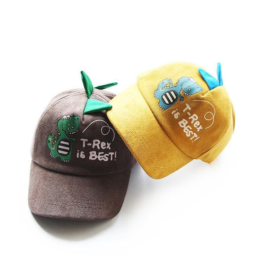 ''T-REX IS BEST'' DINOSAUR KIDS HATS - Urban Caps