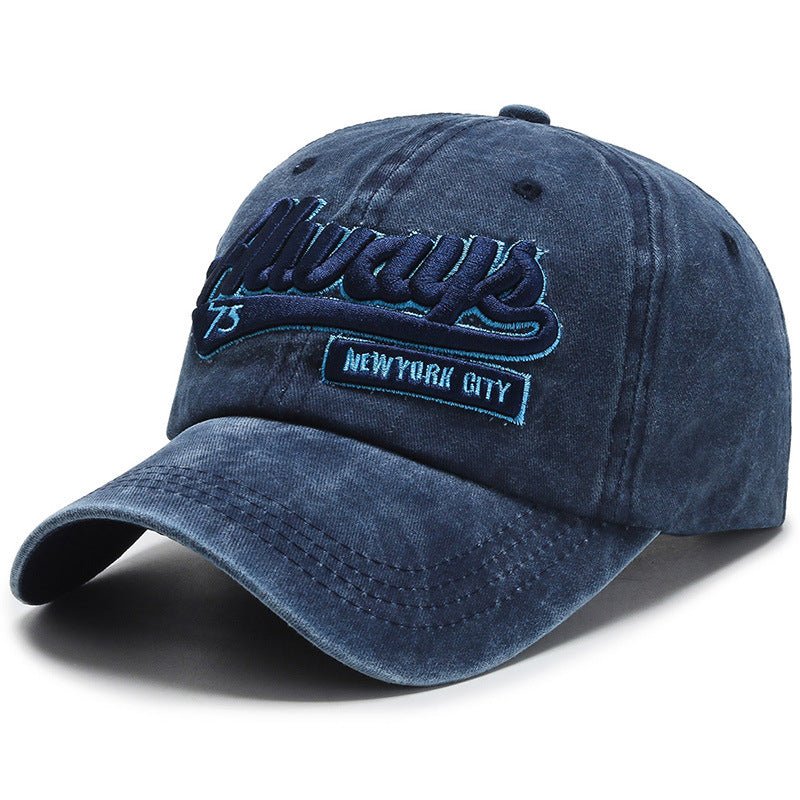 Washed Denim Casual Baseball Cap - Urban Caps