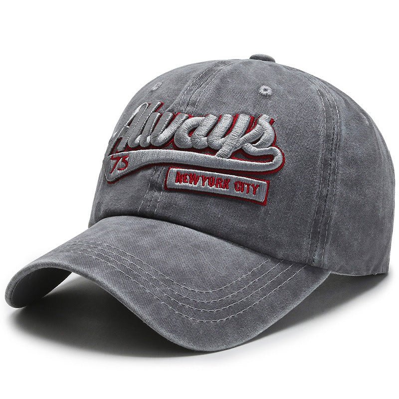 Washed Denim Casual Baseball Cap - Urban Caps