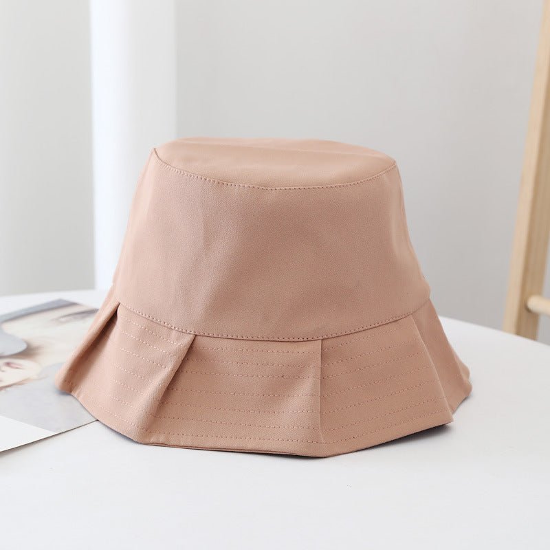 Women Sun Hats Female Summer Solid Bucket Hat - Urban Caps