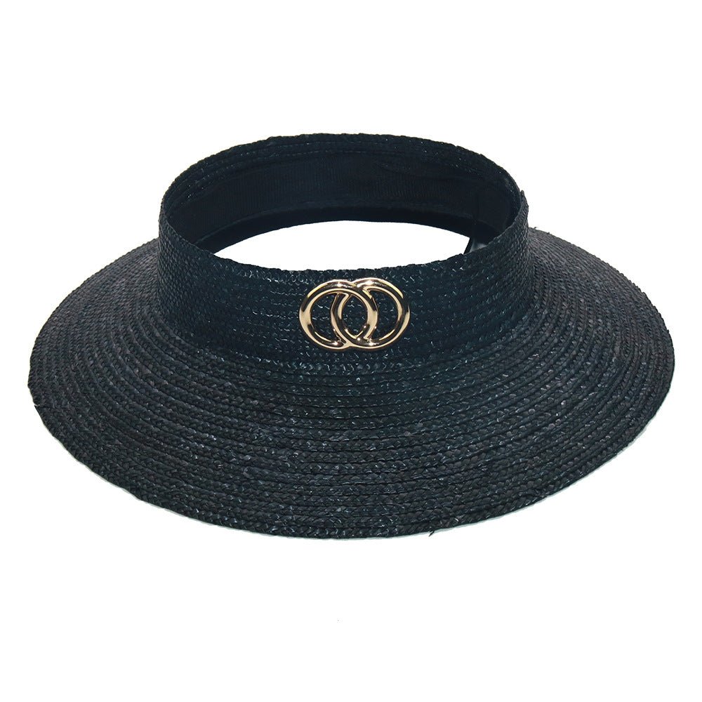 Women's Beach Sunscreen Straw Dyed Straw Hat - Urban Caps