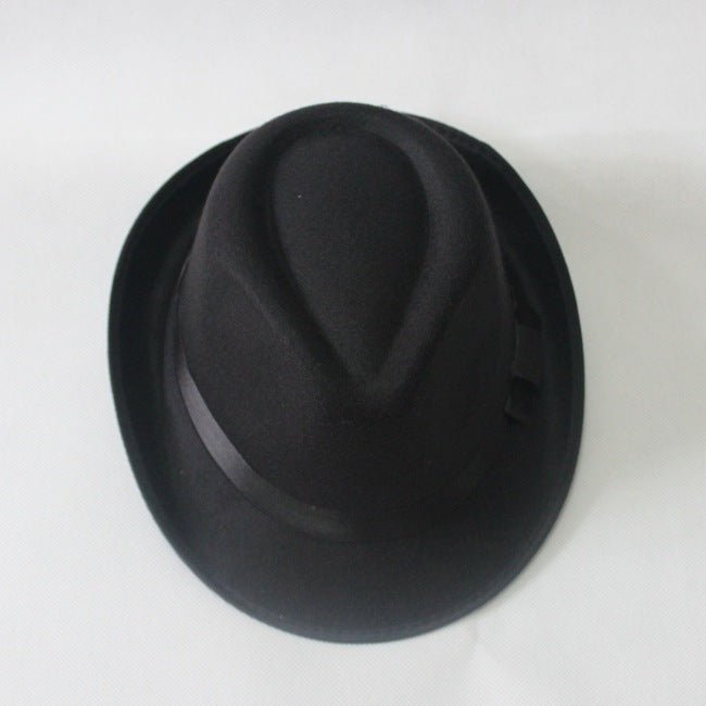 Wool Jazz Hat Trendy Style Hip-Hop Bowler Hat - Urban Caps